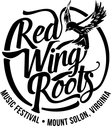 Black silhouette of a tree with a twisted trunk and sparse branches.
