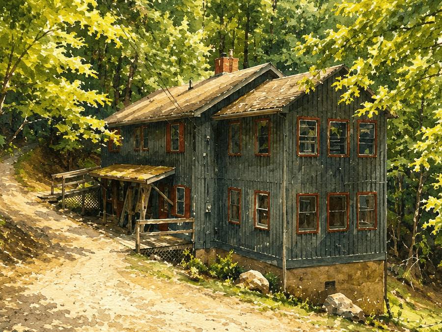 Artistic rendering of Blue Ridge House